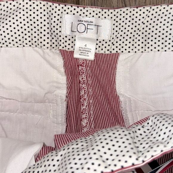 LOFT • Striped Bermuda Shorts - Picture 4 of 8